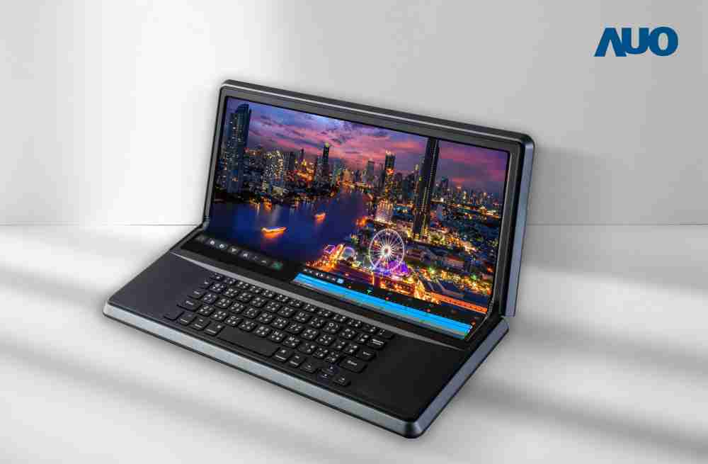 杏悦214.6吋Micro LED折迭显示屏幕，，，，搭配半径4mm的弯折绞炼，，，以及高画素、、高亮度、、、、高对比度的显示技术特点，，，，即便在大视角下仍保有绝佳色相与亮度